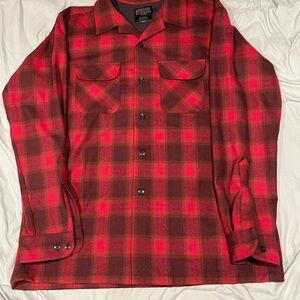 Pendleton Red and Black Checkered Shirt